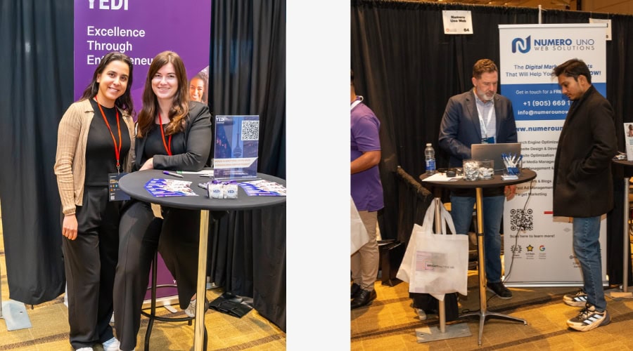 Small booth space