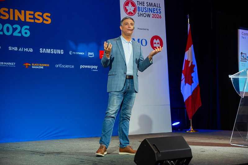 Scene from the CanadianSME Small Business Show