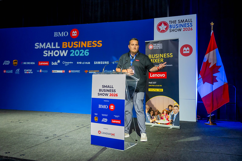 Scene from the CanadianSME Small Business Show
